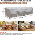 Heavy Duty Patio Furniture Covers Waterproof, Mrrihand Patio Furniture Outdoor - Image 2