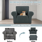 LURKA Stretch Chair Sofa Slipcovers 1 Piece Couch Covers - Image 3