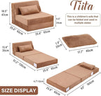 Tiita Convertible Folding Kids Sofa Bed - Image 3