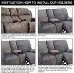 ULTICOR Reclining Love Seat - Image 7