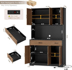 HOSTACK 71" Pantry Cabinet - Image 3