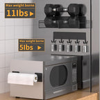 Magnetic Spice Rack for Refrigerator, 10 Pack 100% Metal Strong Magnet Shelf - Image 5
