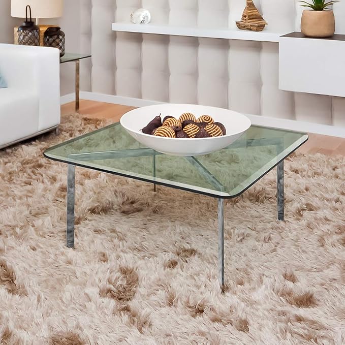 Dulles Glass 12 inch Square Glass Table Top - Image 2