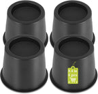 4 Pack Furniture Risers 4 Inch, Bed Risers Heavy Duty by Yookwutar