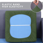 Waterproof Couch Cushion Covers, Stretch Sofa Seat Slipcovers | Stretch Fabric - Image 5