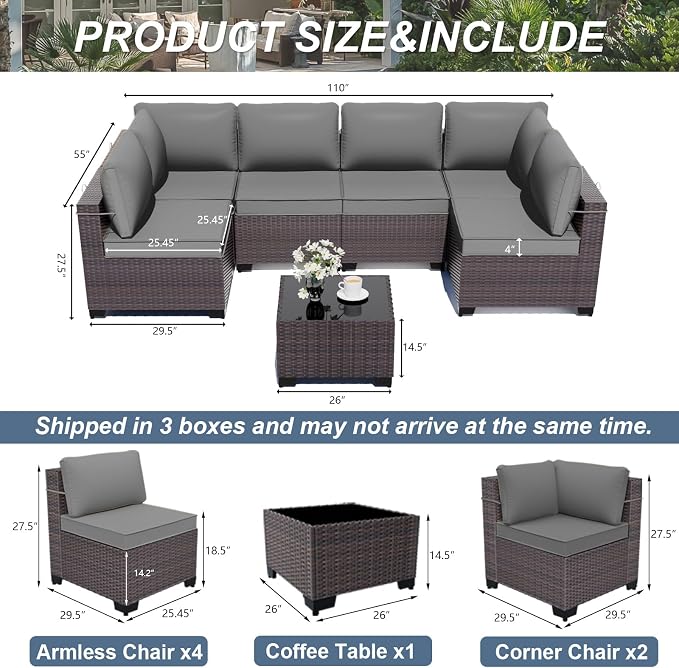 ALAULM Patio Furniture Set - Image 7