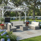 Tangkula 8 Pieces Wicker Patio Furniture Set - Image 2