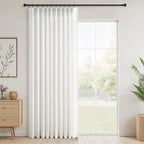 Topfinel 84 Inches Long Pinch Pleated Semi Sheer Curtains by Topfinel