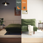 DreamDashio Futon Sofa Bed, 69 inch Futon Couch - Image 5