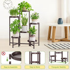 iDavosic.ly Plant Stand Indoor Outdoor, 6 Tier Corner Metal Flower Display - Image 4