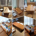 Rectangular Style Low Table, Japanese Floor Table, Tatami Table, Vintage Tea - Image 2