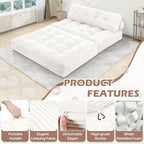 Folding Sofa Bed, Convertible Sleeper Chair - Image 7