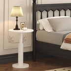LAATOOREE Round Side Table, Accent Drink Coffee Table, Spacious Top, Thick - Image 5