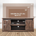 AMERLIFE 66" Farmhouse TV Stand - Image 2