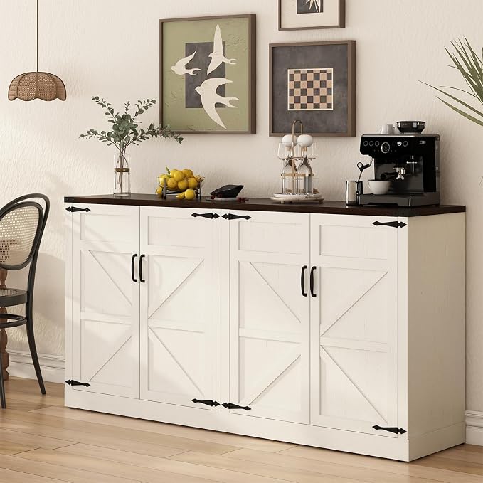 Sideboard Buffet Cabinet with Storage - Image 4