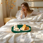 MAONAME Dark Green Decorative Tray, Plastic Trays - Image 6