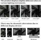 Black Sheer Curtains 78 Inches Long 2 Panels Set, Privacy Voile Light Filtering - Image 8