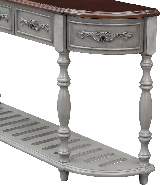 LUMISOL Half Moon Console Table - Image 5