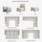 EASE MOOSE Middle Module Seat for Modular Sofa - Image 8
