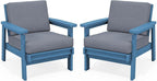 SERWALL HDPE Outdoor Couch Set of 2 by SERWALL