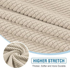 H.VERSAILTEX Sectional Couch Covers 3 Pieces Sofa Seat Cushion Covers L Shape - Image 4