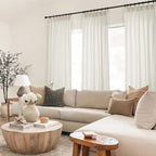 Natural Pinch Pleated Linen Curtains 84 Inch Length 1 Panels - Image 8