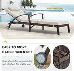 Outdoor Chaise Lounge Chairs Set of 2 - Image 5