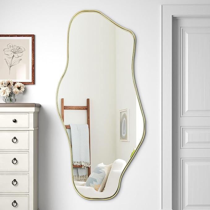 Irregular Wall Mirror, Modern Organic Shaped Mirrors by DAOYIJIAJUAestheticMirror