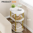 Small Rattan Side/Accent Table - Image 7