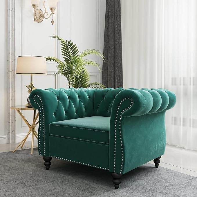 AVZEAR Living Room Accent Chair, Upholstered Sofa Chair Single Sofa Chair by AVZEAR