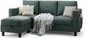 SUNLEI Convertible L-Shaped Sectional Couches by SUNLEI