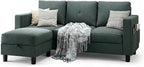 SUNLEI Convertible L-Shaped Sectional Couches by SUNLEI