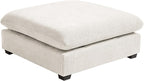 CHIC HOUSE Module for Modular Oversized Couch, Corduroy Customizable Chaise by CHICHOUSE