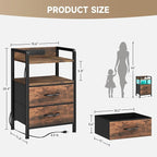 Lazzanto Night Stand Bedside Table Bedroom - Image 3