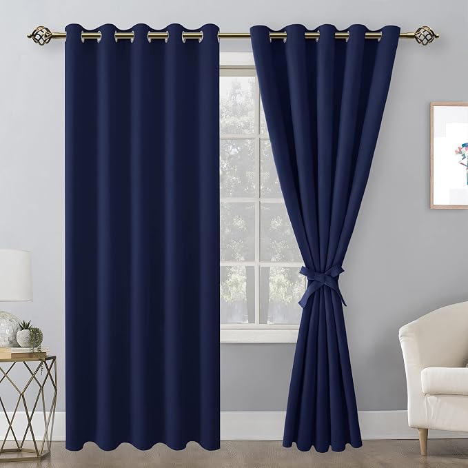 Blackout Curtains for Bedroom, 60 x 84 Inches Long, Window Curtains for Living - Image 8