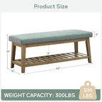 Zihanhome Entryway Shoe Bench - Image 2