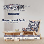 8Pcs Outdoor Cushion Covers, Stretch Patio Furniture Couch Chair Slipcovers | - Image 2