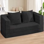 Futon Sofa Bed with Pillow, 3-in-1 Sleeper Sofa Bed with Removable Cover - Image 2