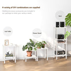TUTOTAK End Table with Charging Station, Small Side Table, Nightstand Bedside - Image 9