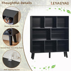 LEYAOYAO 8 Cube Bookshelf, 3 Tier Bookcase - Image 5