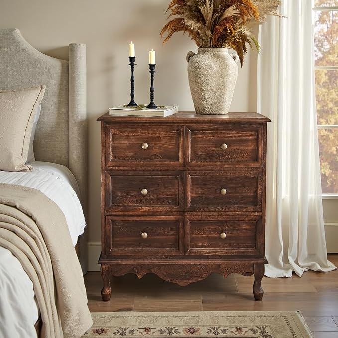 HULALA HOME 3-Drawer Nightstand - Image 3
