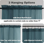 Chyhomenyc Stone Blue Sheer Valances - Image 5