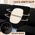 Arfntevss Sectional Couch Covers Slipcovers L Shape Couch Cushion Covers Fitted - Image 4