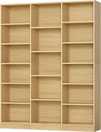 FACBOTALL Triple Wide Bookshelf, 6 Tier Large Bookshelf, Bookcase - Image 8