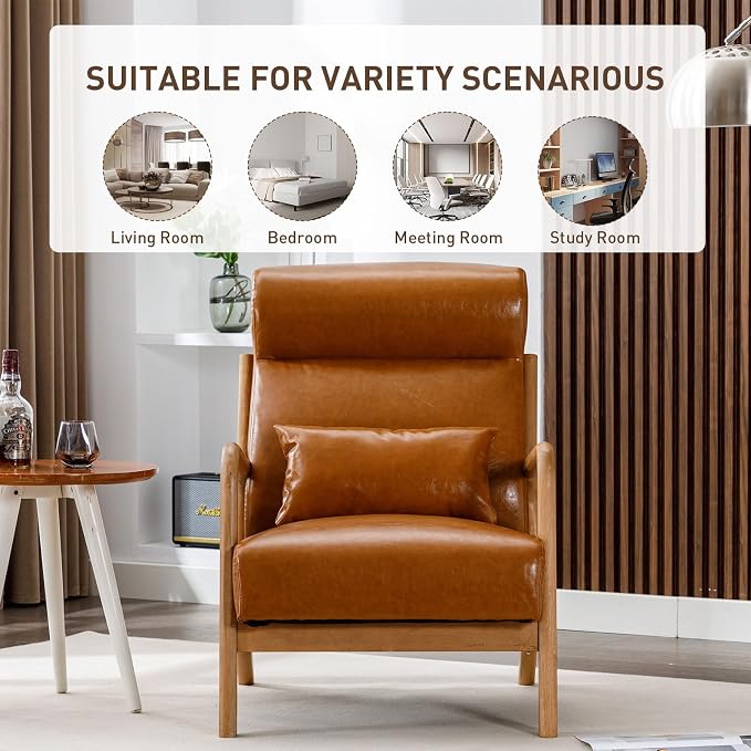 ANJ Mid Century Modern Accent Chair - Image 6