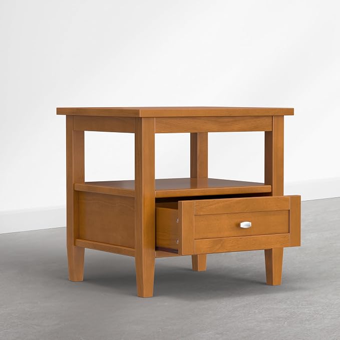 SIMPLIHOME Warm Shaker End Table - Image 5