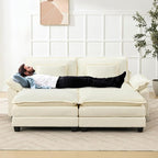 Oprisen 86" Modular Sectional Sofa, Comfy Cloud Couch Sectional Sofa - Image 5