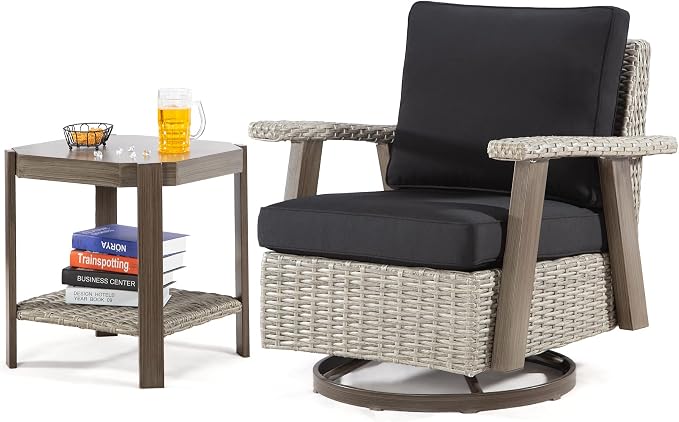 Joyside Patio Chair with Side Table by Joyside