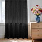 SpaceDresser Check Sheer Curtains 72 Inches Long - Image 3