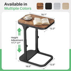 Kitstorack Ultra Stable & Durable End Table, Ajustable Height C Shaped Side - Image 3